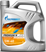 Моторное масло Gazpromneft Premium N 5W-40 4л