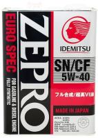 Моторное масло Idemitsu Zepro Euro Spec 5W-40 4л 