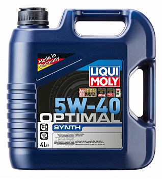 Моторное масло Liqui Moly Optimal Synth 5W-40 4л 