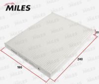 Фильтр салонный Miles AFW1370