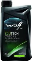 Моторное масло Wolf Ecotech 0W-30 FE 1л 